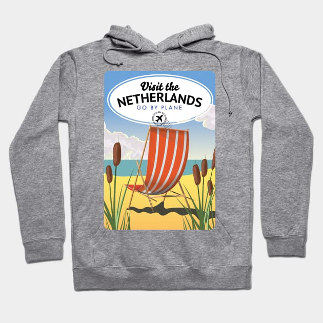 Visit the Netherlands " Go by plane", Hoodie by nickemporium1